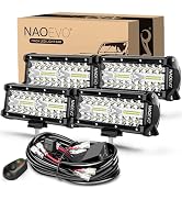 NAOEVO 7 Inch LED Light Bar, LED Off Road/Driving/Fog Lights with Spot&Flood Combo, Work for Truc...