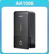 AIKE Wall Mount Liquid Soap Dispenser for Commercial Bathroom 27oz Large Capacity Manual Push Pum...
