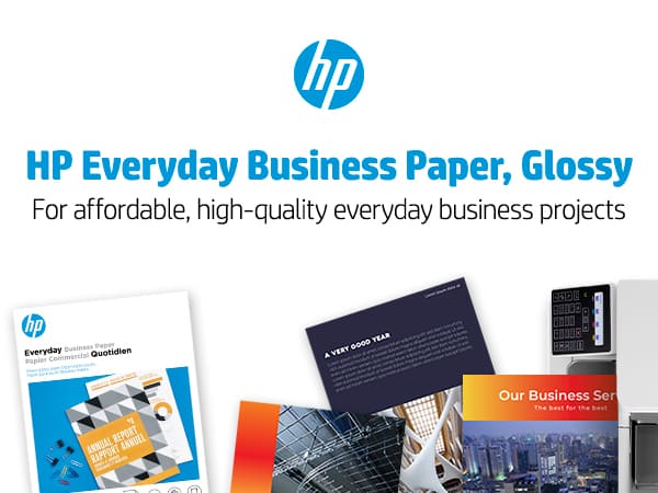 hp everyday business paper glossy affordable printing high quality