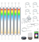 Smart Under Cabinet Lighting Strip Lights White & Color Changing Dimmable Work with Alexa Google ...