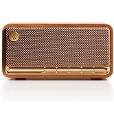 Edifier Retro Wood Bluetooth Speaker,Wireless Portable Speakers with 20W Stereo Sound,Vintage Dec...