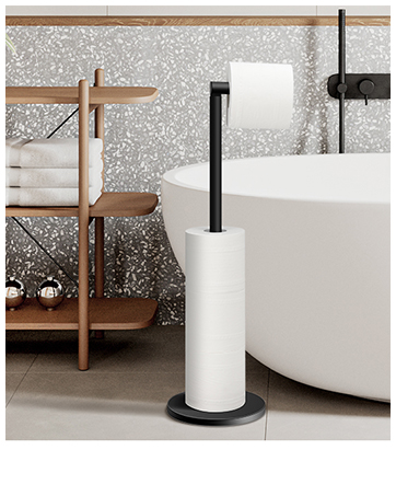 toilet paper holder stand