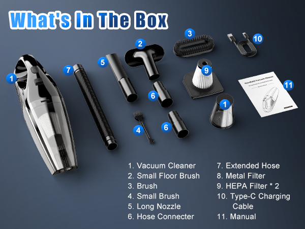 car vacuum portable cordless