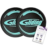 Gliding Discs for Working Out - Exercise Sliders for Carpet & Hardwood Floors 1 Pair, Authentic W...