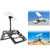 Adjustable Starlink Gen 3 Roof Ridge Mount, Ybervont Starlink Mounting Kit Gen 3 with 0-30° Adjus...