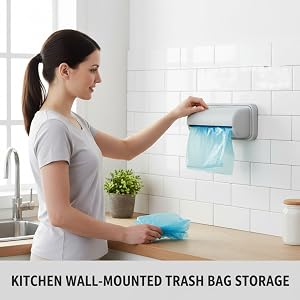 small trash bag dispenser