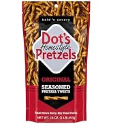 Dot's Pretzels Original Seasoned Pretzel Twists Snack, 16 oz Bag | Original Pretzel Twists, Bold ...
