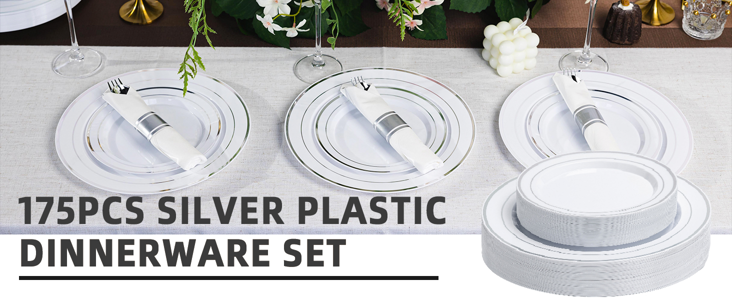 plastic plates sets