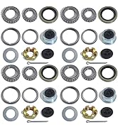 iBroPrat 4 Sets 3500 LB Boat Trailer Axle Bearing Kits, L68149 L44649 Bearing Kits, 171255TB/10-1...