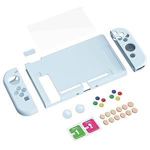 case cover for nintendo switch oled protector for nintendo switch oled thumb grip caps for switch