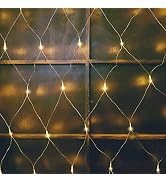 woohaha LED Net Mesh Fairy String Decorative Lights 192 LEDs 9.8ft x 6.6ft with 30V Safe Voltage ...