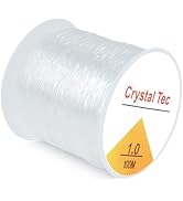 SUTOUG 1mm Elastic Cord for Bracelets 100M Crystal Elastic Cord for Bracelet Beads Jewelry DIY Cr...