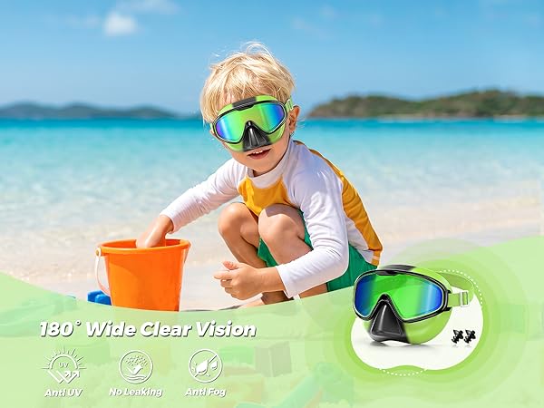 DK06 kids goggles with nose cover