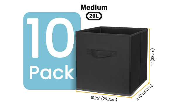 cube storage bins