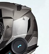 FreedConn Motorcycle Helmet Bluetooth Intercom Kit, TCOM-SC Motorbike Helmet Intercom Interphone ...