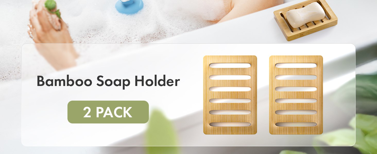 bamboo soap dish