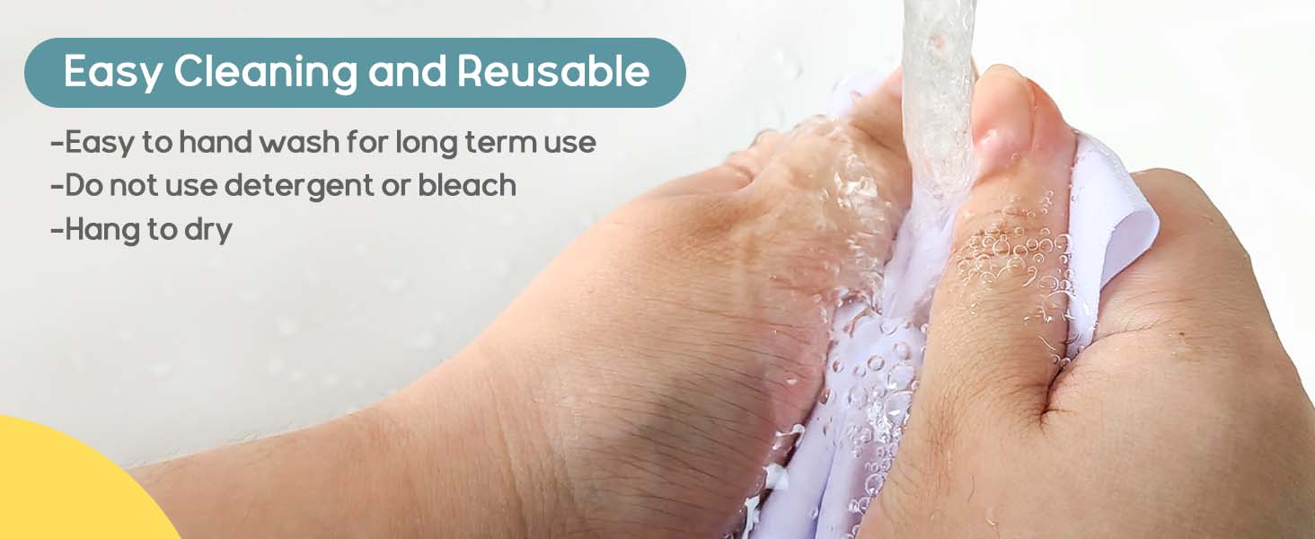 Easy Cleaning and Reusable