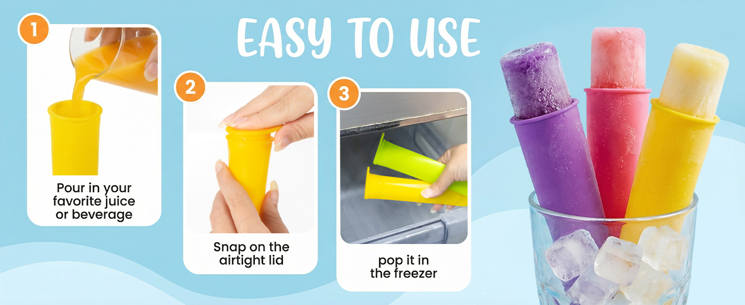 Silicone Popsicle Molds