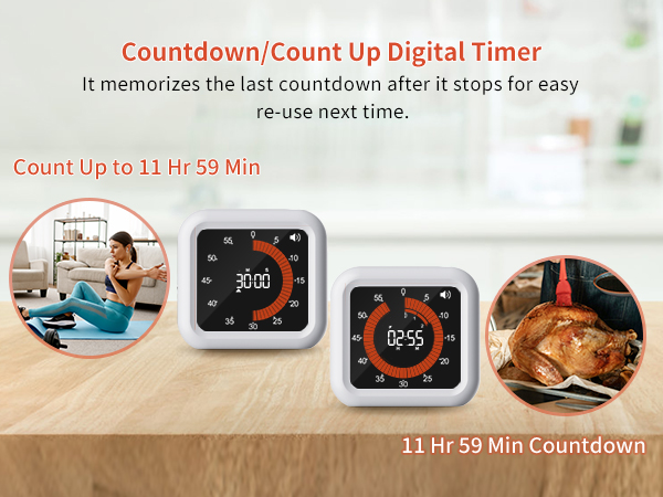 count up countdown timer