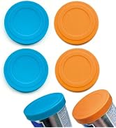 4 Pack Silicone Powder Cleanser Lids, Compatible with Bar Keepers Friend, Comet, Ajax Powder Clea...