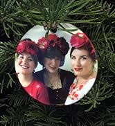Personalized Ornament, Add Photo Text or Art Design and Make Your own Customized Porcelain Cerami...