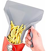 HGLuKGO Only Right Handle Comerical Plastic Chips Scoop Food French Fries Shovel Handle Fry Scoop1