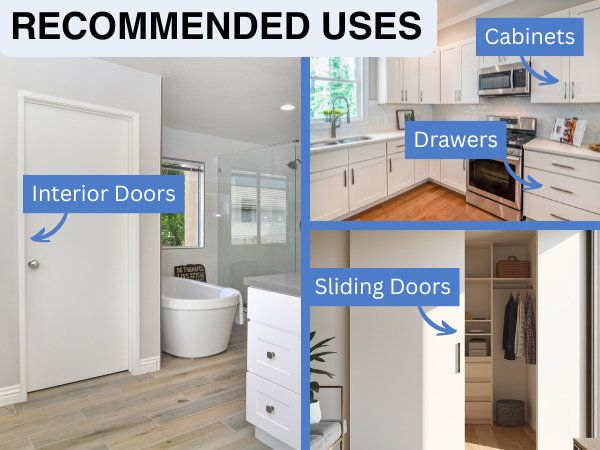Collage showing different recommended uses for HushBumps