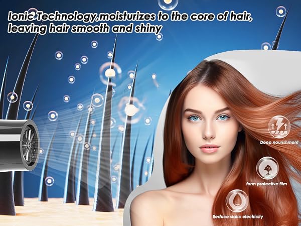 Ionic hair dryer