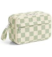 WOBAGMEN Cute Pencil Case,Large Corduroy Zippered Pencil Case Pouch, Aesthetic Pencil Bag with Co...