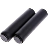 1 Pair Black Bike Handlebar Grips, Soft Foam Silicone Sponge Handle Bar Grips Handlebar Cover for...