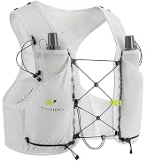 Running Hydration Vest for Women Men, Lightweight Water Vest with 2 TPU 250ML Soft Flask, Adjusta...