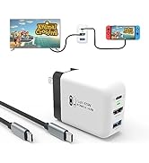 Mirabox 65W Portable Dock Charger for Nintendo Switch, Compatible with Switch OLED/Steam Deck/ROG...