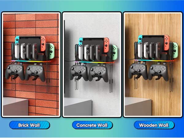 nintendo switch wall mount kit