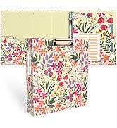 Ospelelf 3 Ring Binder 2 Inch, Cute Binder for Letter Size (11" x 8.5") with 5 Tab Dividers, File...