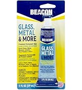 BEACON Glass, Metal & More - Premium Permanent Glue for Jewelry, Outdoor Projects & More - Bond G...