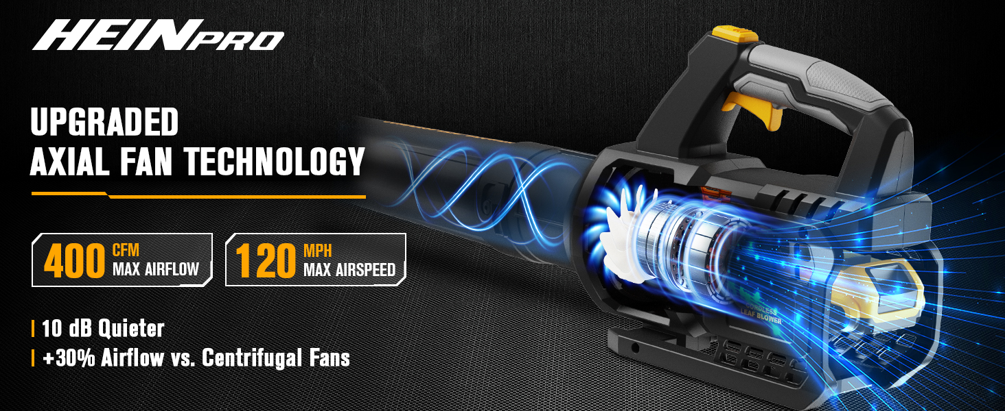 400CFM MAX AIRFLOW