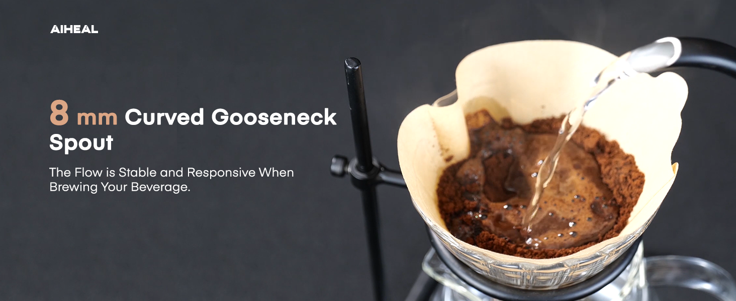 Electric Gooseneck Kettle Temperature Control