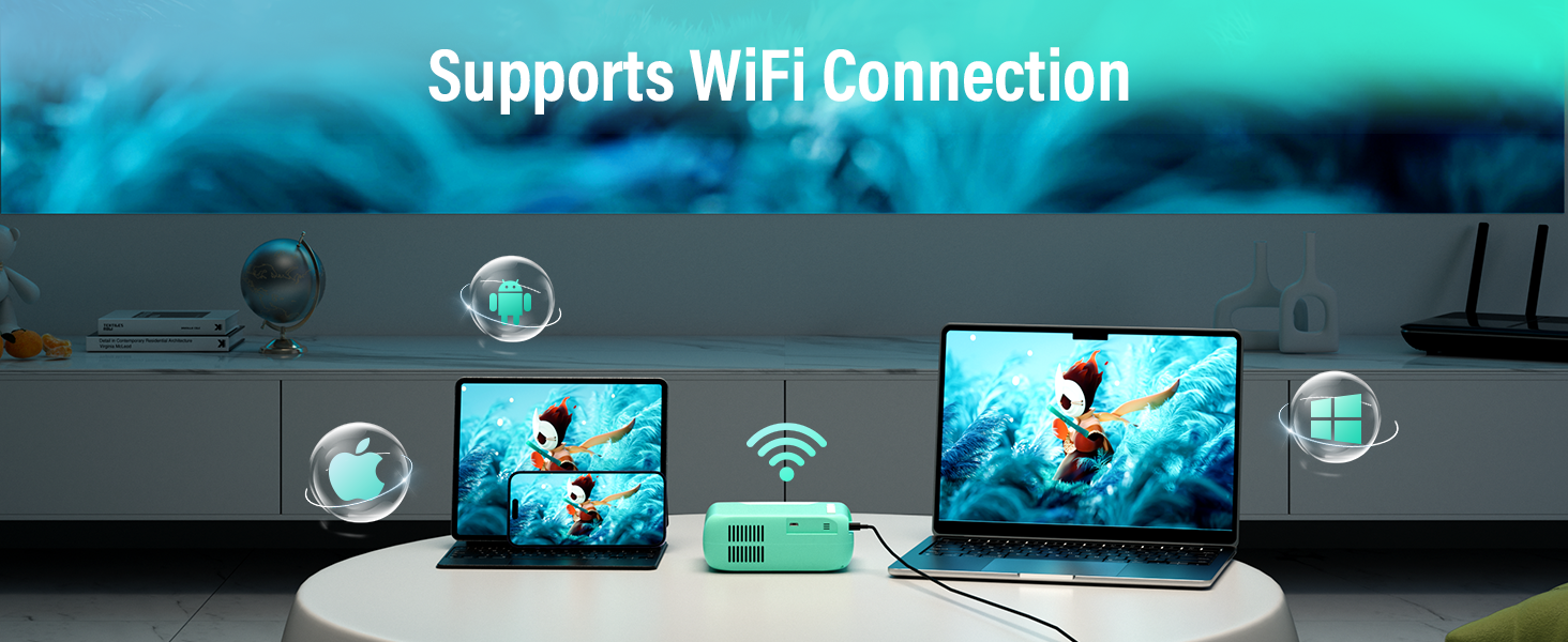 ksbaby wifi mini projector