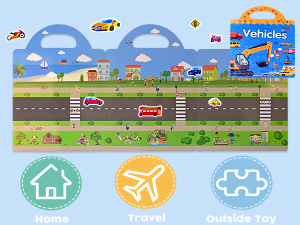 Reusable Sticker Book for Toddlers