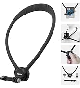 TELESIN Neck Mount SE 2.0 with Air Cushion, Adjustable Chest Strap and Neck Mount for Hands-Free ...