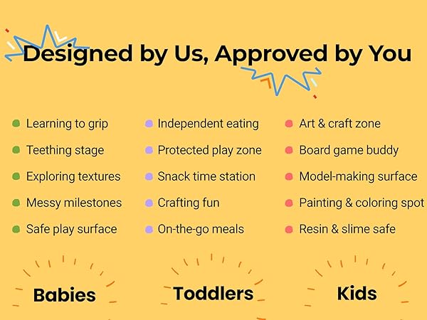 silicone art mat for kids coloring mat playdough mats for kids drawing mat