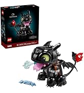 LEGO Icons How to Train Your Dragon: Toothless Building Set for Adults, Ages 18+ - Room Decor for...
