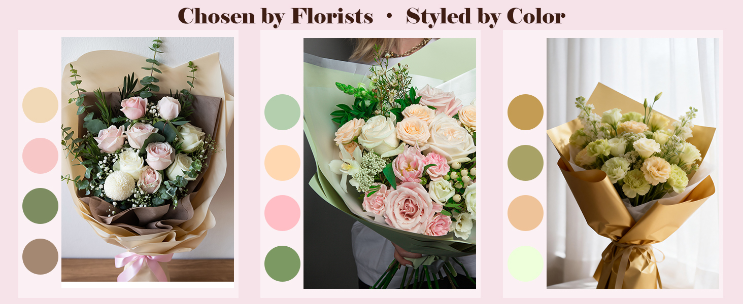 Floral Bouquet Wrapping Paper