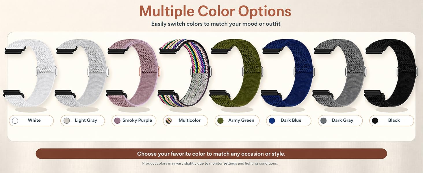 Elastic Nylon Watch Band