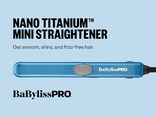 NANO TITANIUM mini hair straightener
