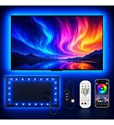 MORIACC LED Lights for TV, 16.4ft TV LED Backlight for 45-75 Inch TVs, Strip Lights with Music Sy...
