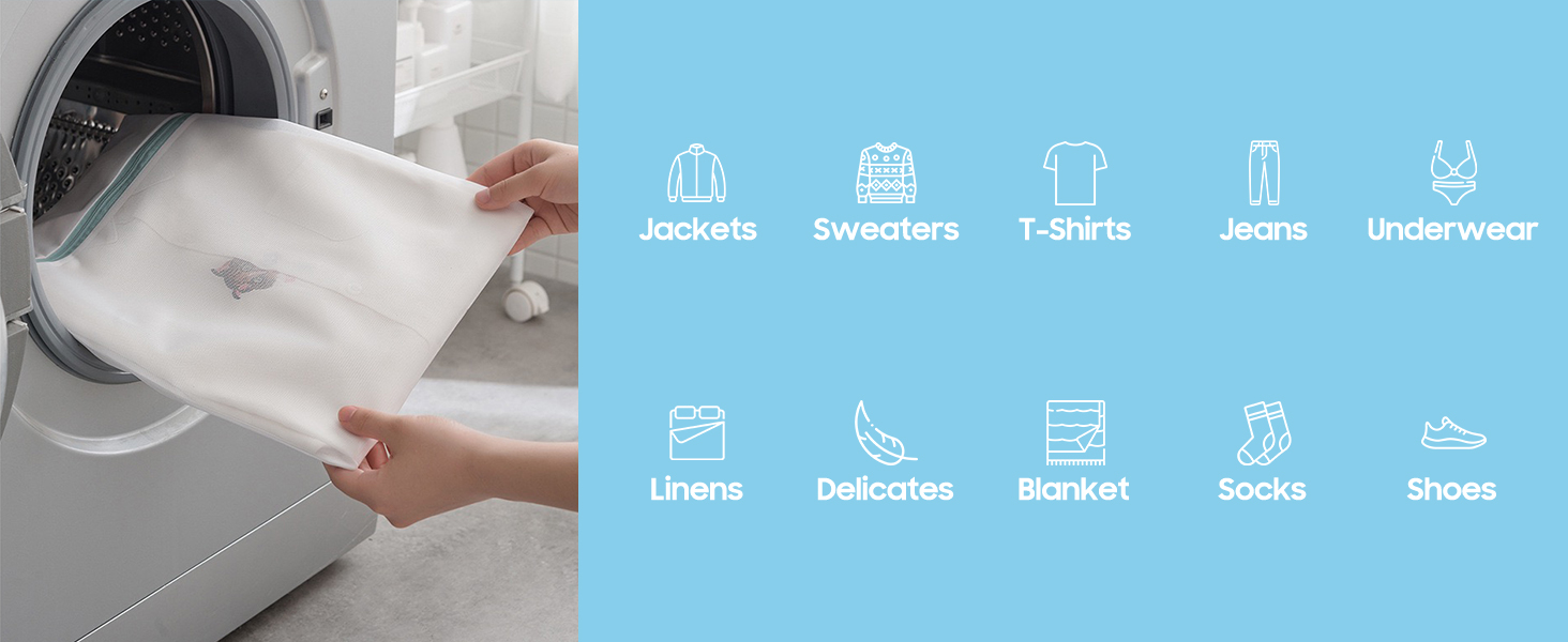 Large Mesh Laundry Bags