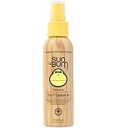 Sun Bum Revitalizing 3 in 1 Leave In Conditioner - Anti Frizz Detangler - Color Friendly with UV ...