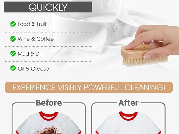 laundry brush set white boar