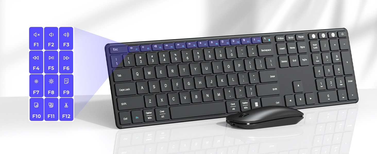 bluetooth keyboard and mouse combo